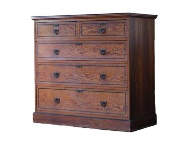the hoarde 19th century aesthetic movement pitch pine chest drawers   1 376x282