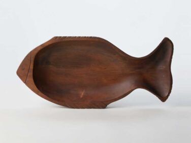 wooden fish bowl good friend   1 376x282