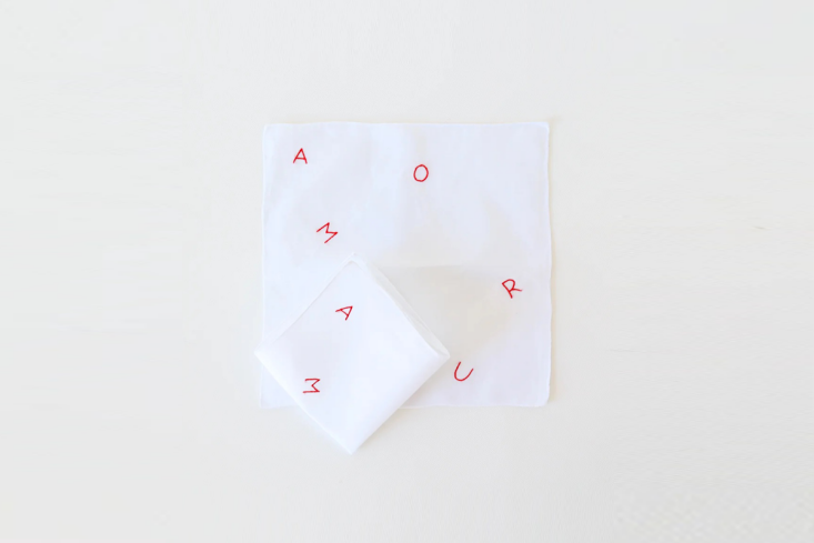 modern love letters: margot loves the amour handkerchief by scarlette ateliers, 12