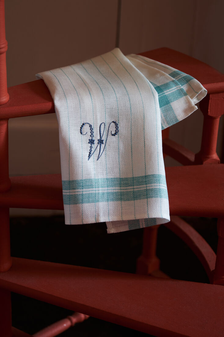 and for the kitchen, a luxe upgrade for the humble tea towel: the stripe kitche 18