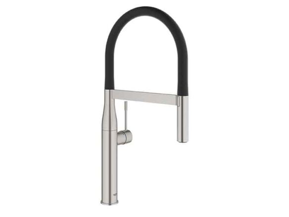 single handle semi pro dual spray kitchen faucet 14