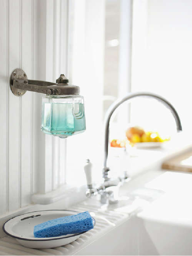 Design Sleuth: Vintage Soap Dispenser as Dish Soap Holder – Remodelista Web Story