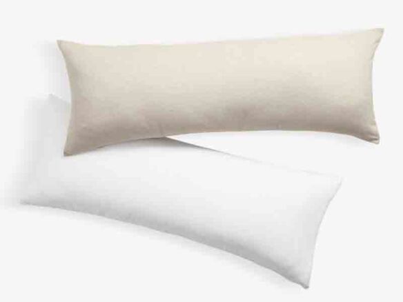 pb teen linen cotton body pillow cover   1 584x438