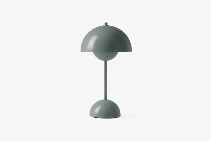 a smaller profile than its plug in counterpart, the verner panton for &trad 23