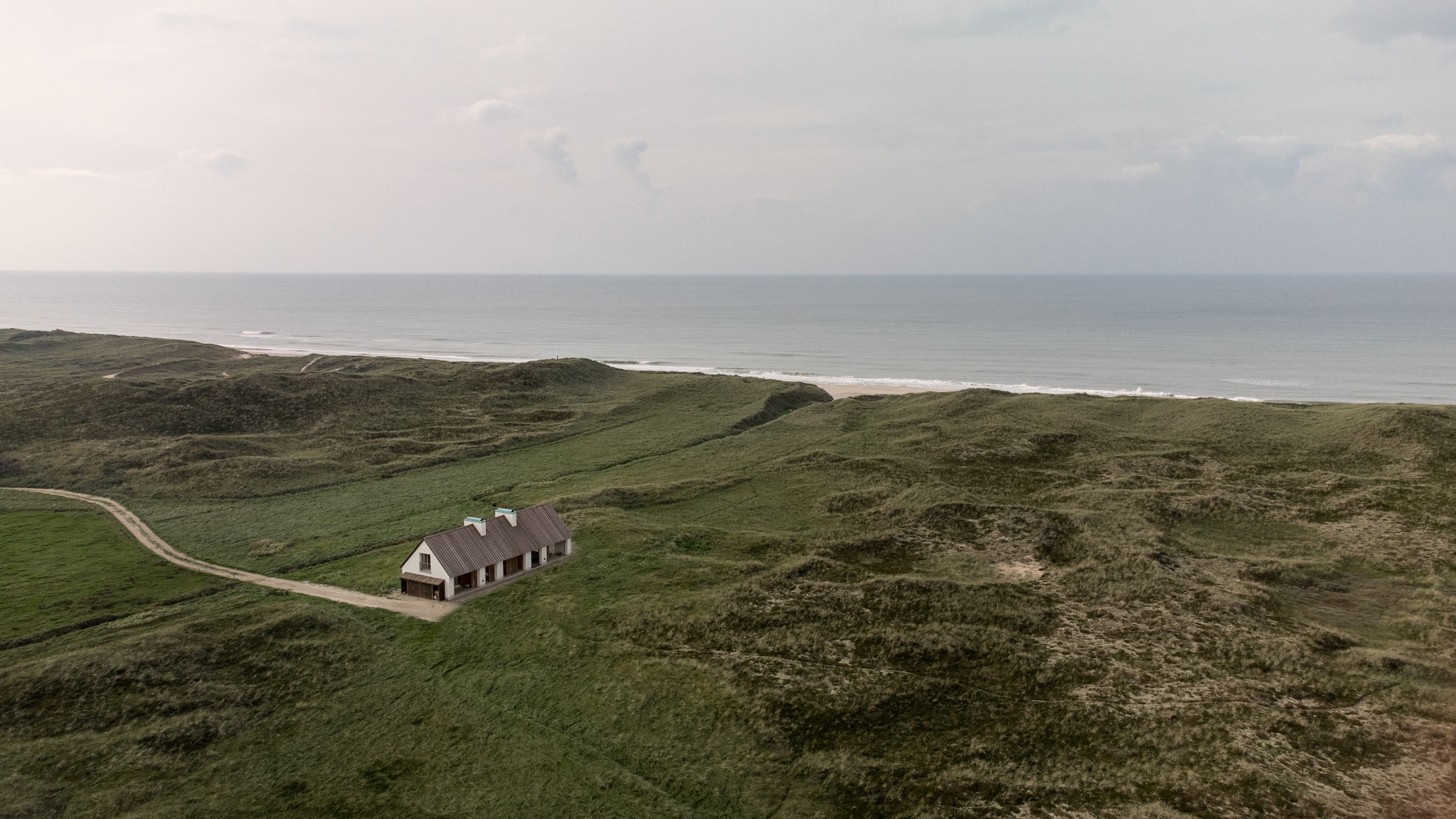 no neighbors in sight. the house is surrounded by untamed grassland and ocean i 17