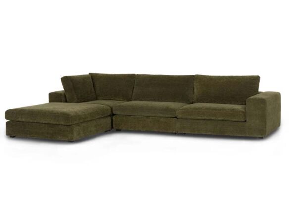 beta cypress green left chaise sectional 15