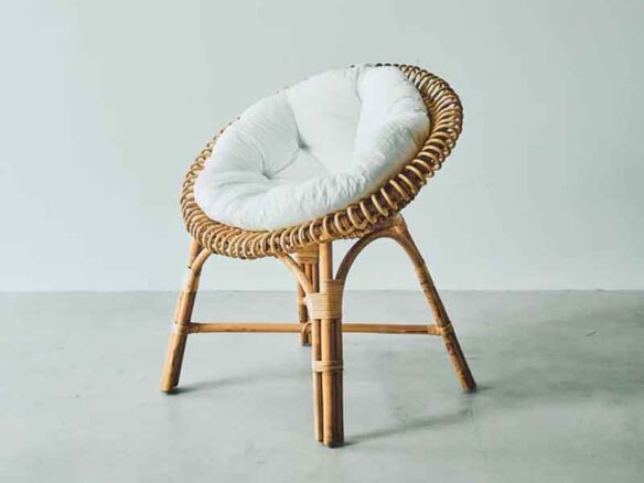 rattan chair with original cushion 9