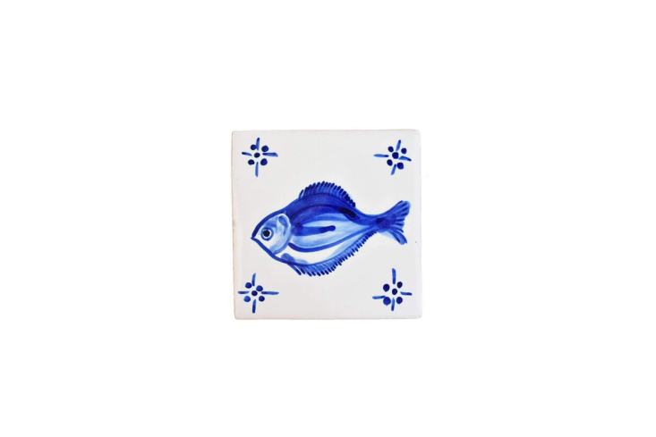 the peixe azulejo tile from portuguese maker luisa paixao is a &#8\2\20;rep 27