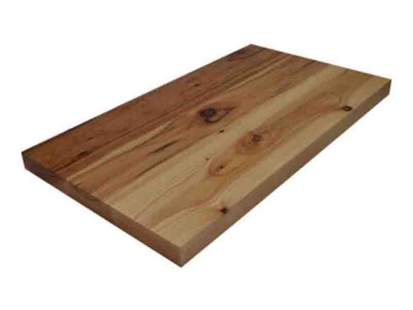 rustic hickory wide plank countertop 11