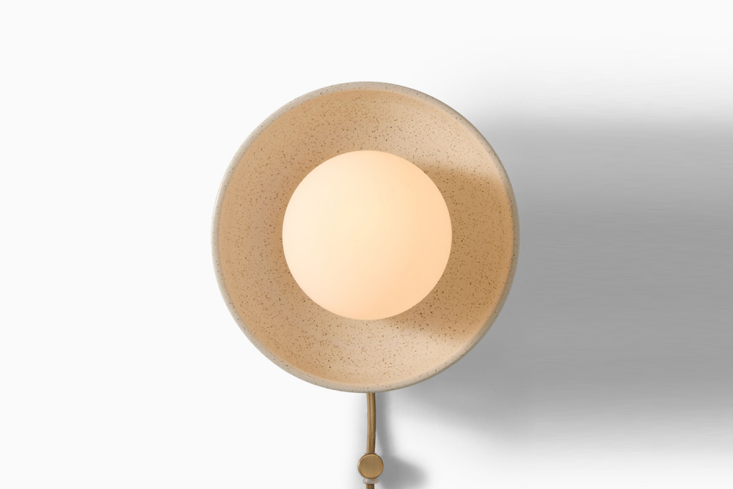 and the lookalike: west elm&#8\2\17;s plug in stella sconce with a ceramic  18