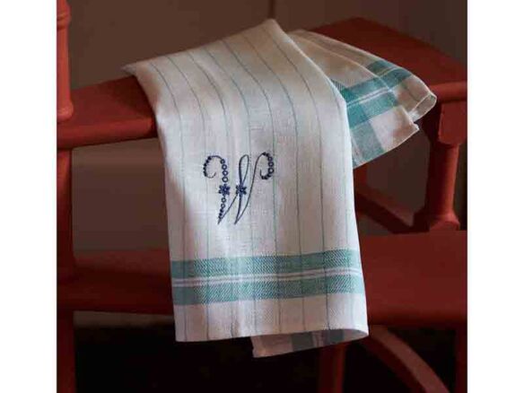 stripe kitchen towel turquoise   1 584x438