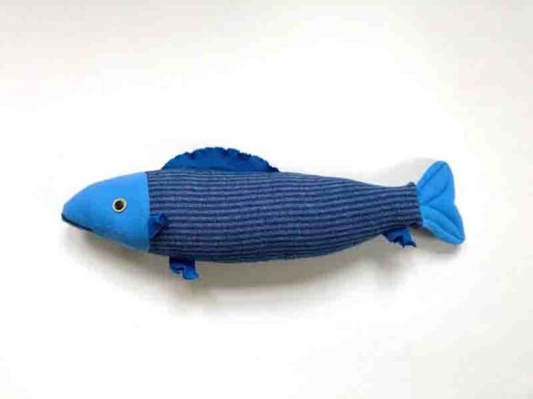 blue fish pillow mimi kirchner etsy   1 584x438