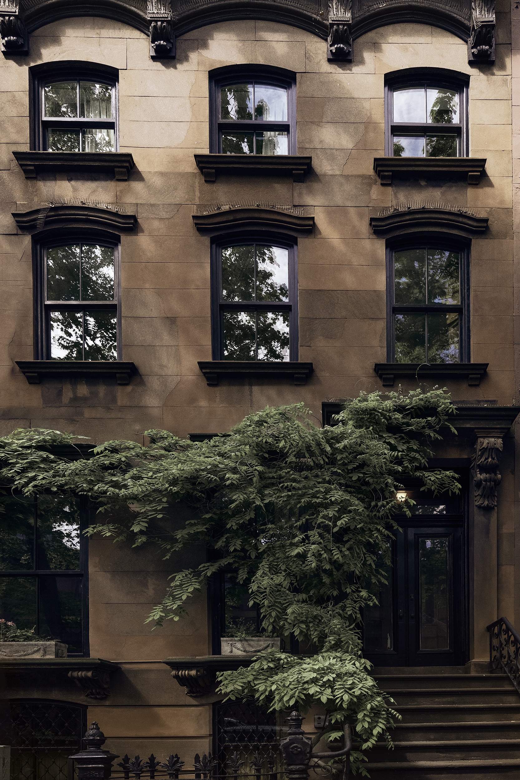 the four story brownstone dates to 1861. the architects note that phase two o 17