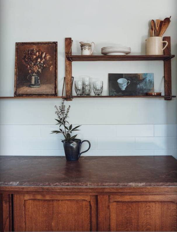 karen mccartney hilltop barn airbnb duras france kitchen detail