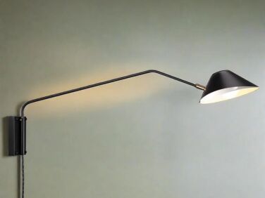 france and son chapeau mouille long rotating wall sconce  
