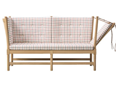 borge mogensen spoke back sofa plaid  