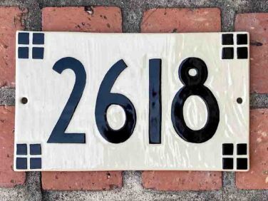 The Brass Tacks Handmade Sfgraffito House Numbers from Etsy portrait 6