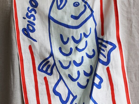 poisson tea towel amuse la bouche  