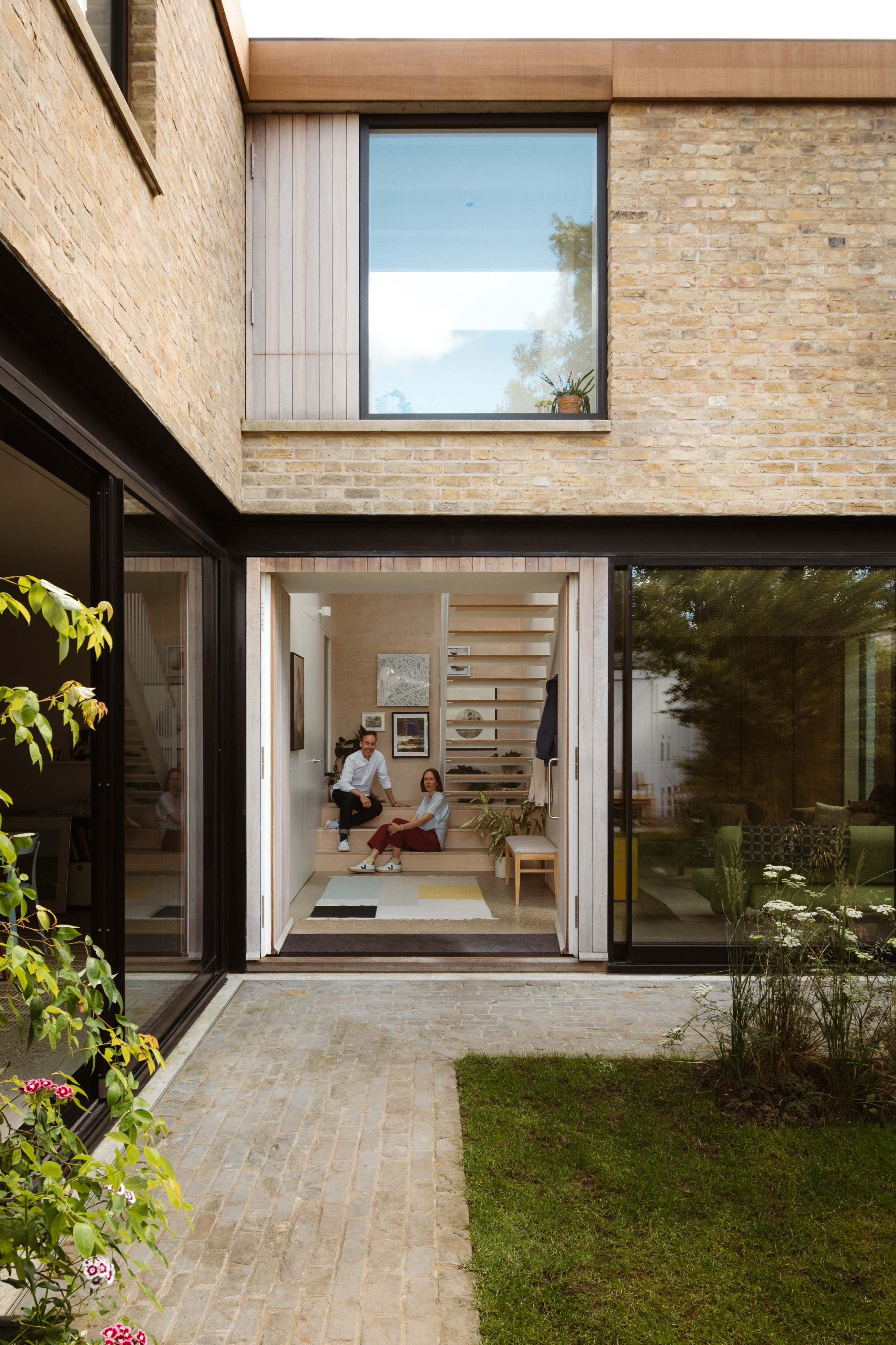 Inside a Former Auto Garage Turned Warm Family Home