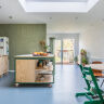 kitchen of the week: a cost conscious plywood design, homemade backsplash and m 16