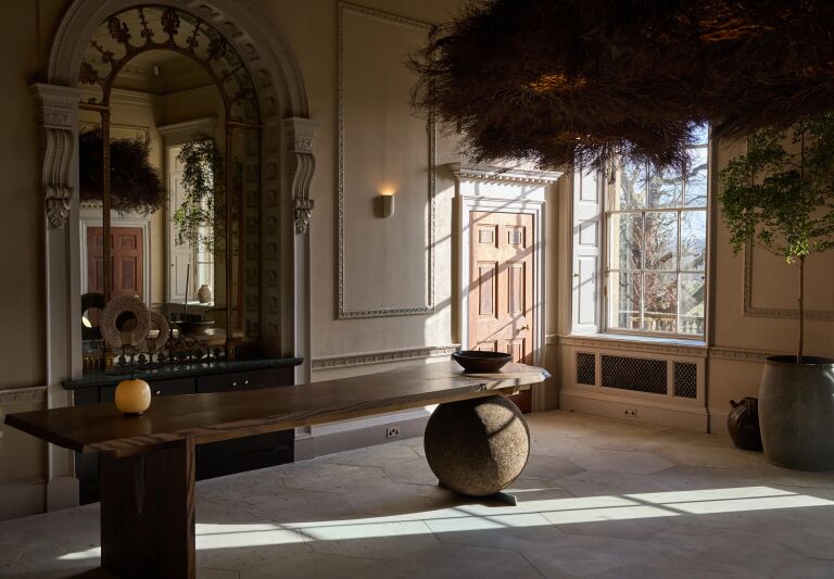 hall at denton reserve table  