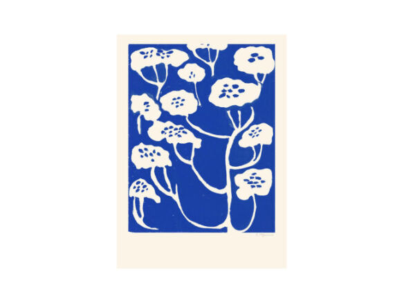 Blue Flower portrait 4 7