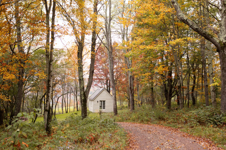 the cottage is a freestanding new build that looks as though it’s a 17