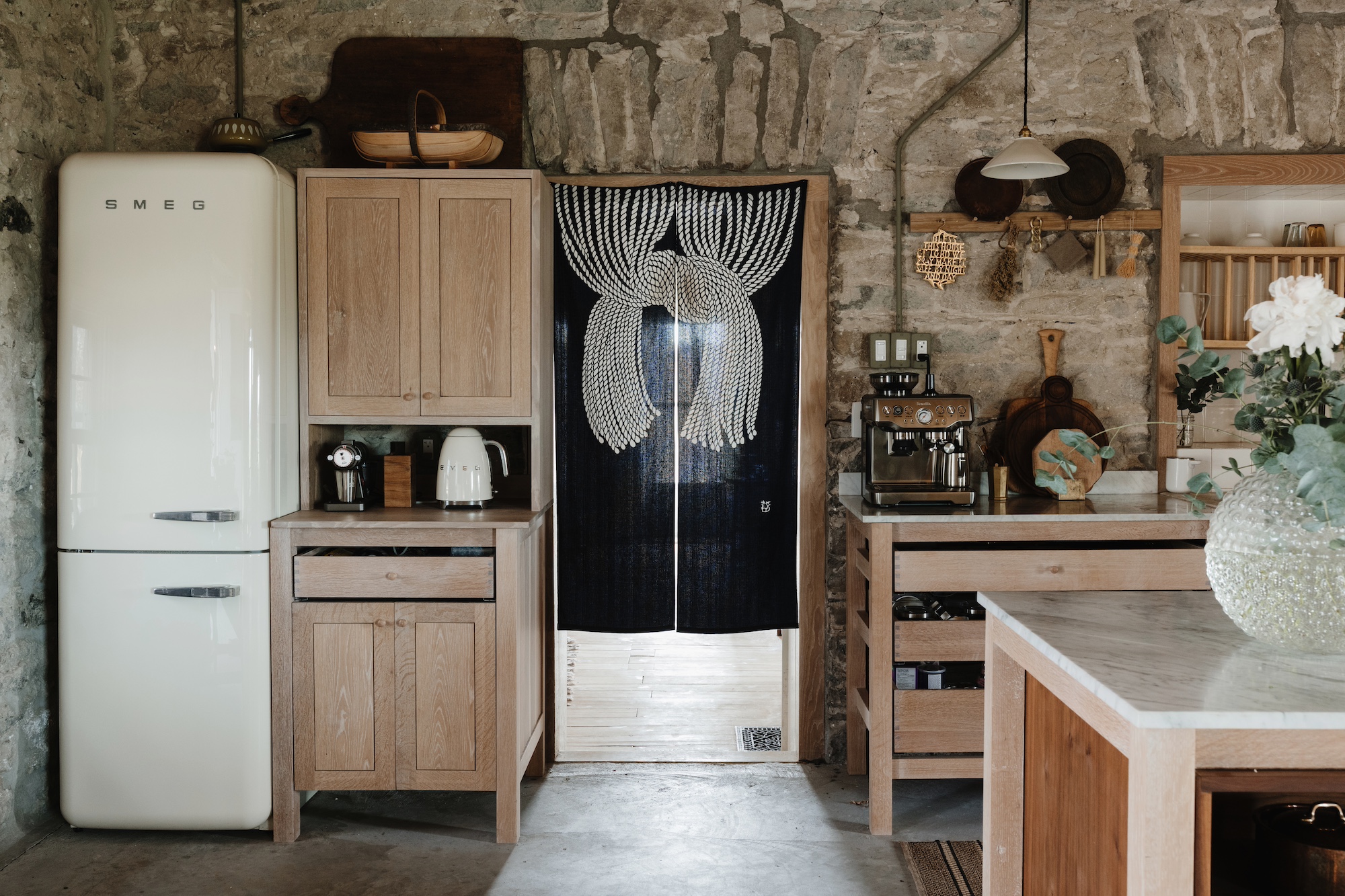 Noren Curtains: The Japanese Fabric Dividers Are Perfect for Small Spaces