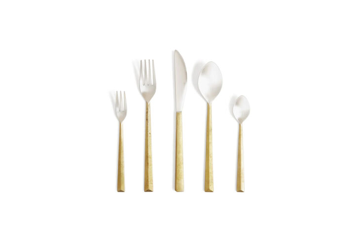 from prolific designer oji masanori for futagami, the ihada flatware set is mad 20