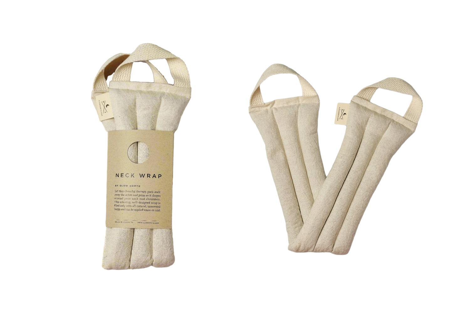 slow north neck wrap natural