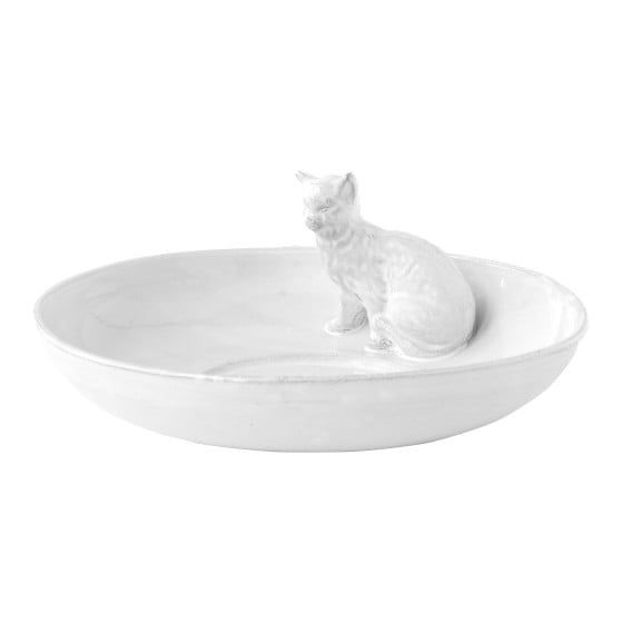 astier de villatte&#8\2\17;s chat bowl, \$\193, is intended &#8\2\20;to 22