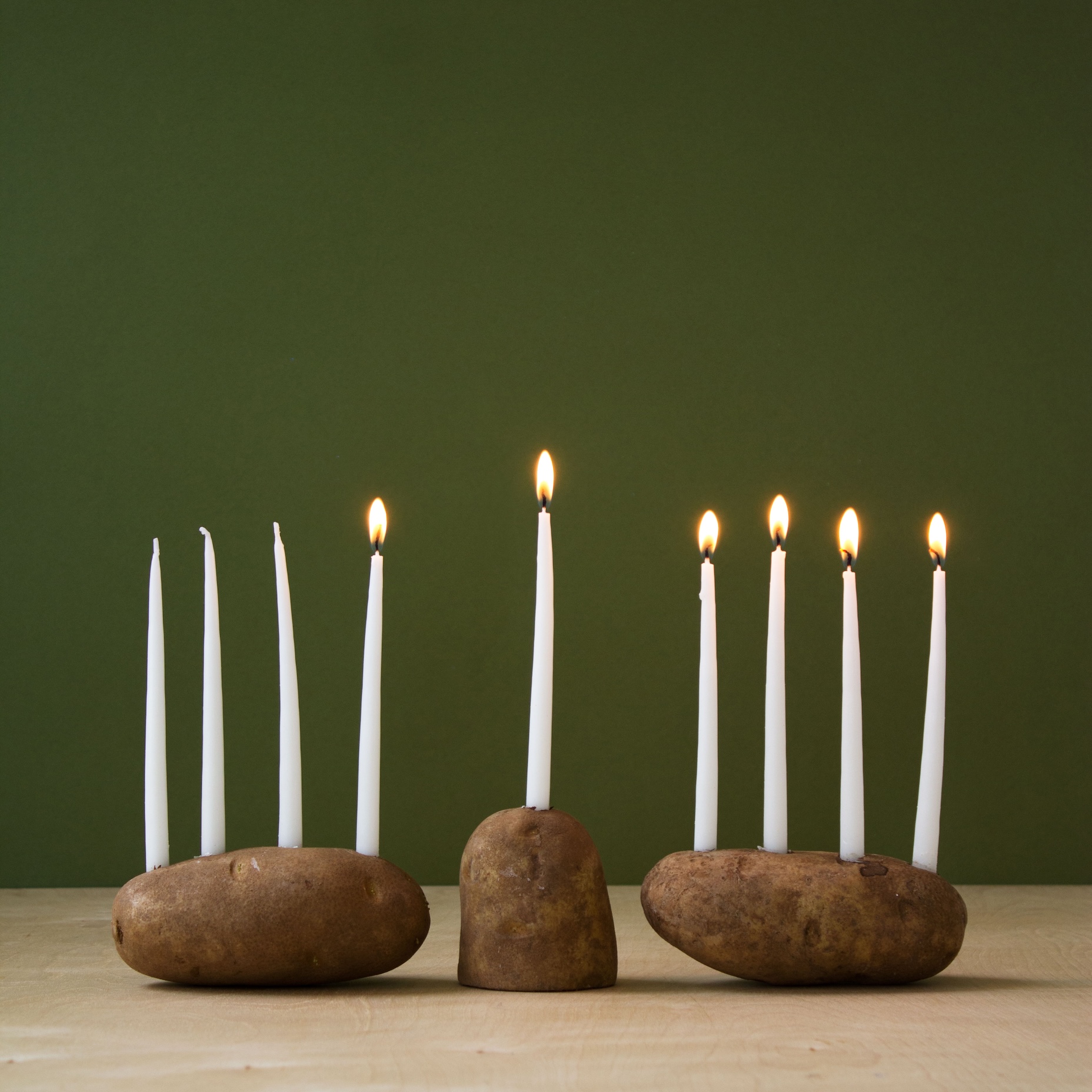 La primera menorá de David y una de las más sencillas, 17 años después no requiere nada