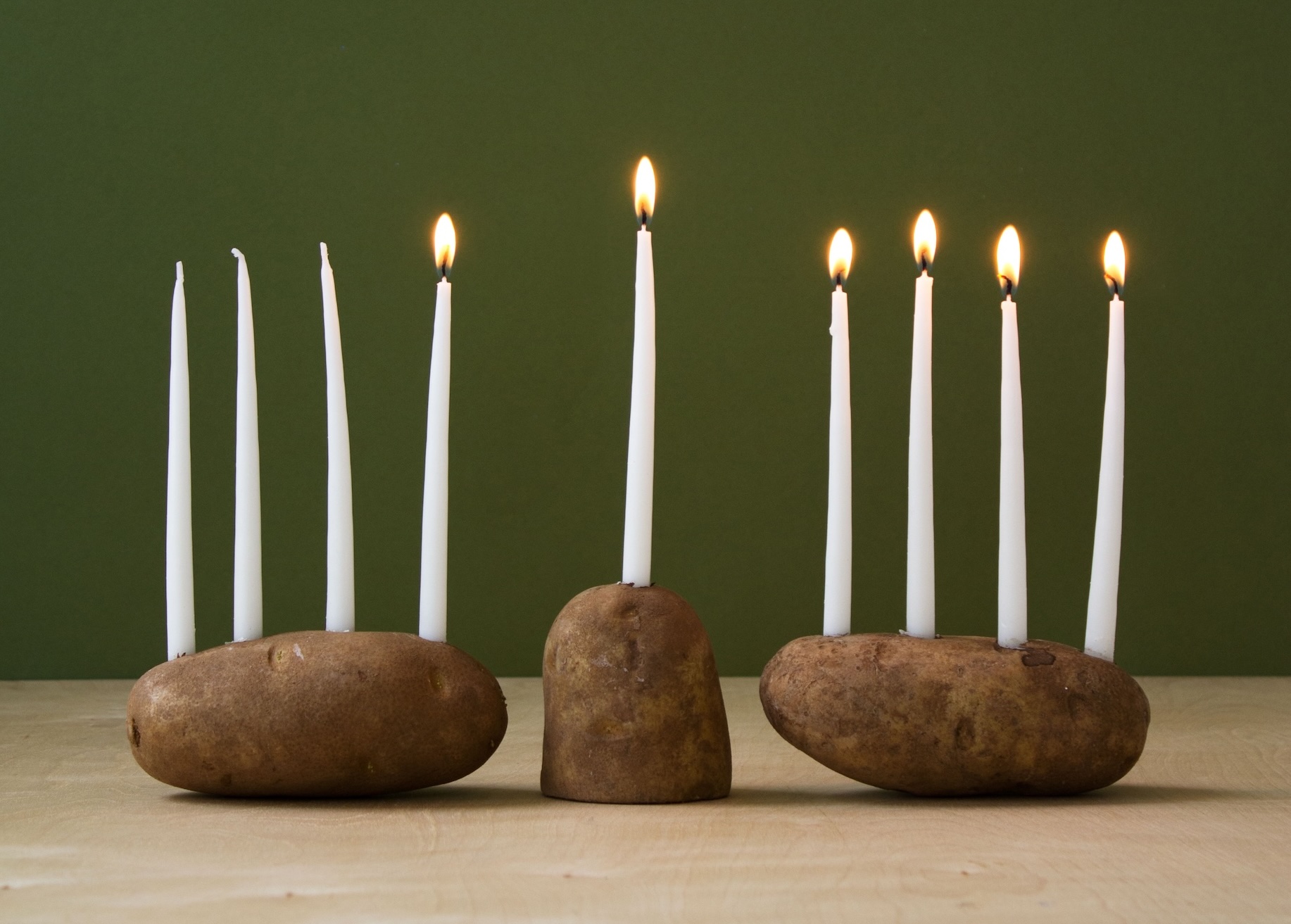 8 DIY Menorah by David Stark Design