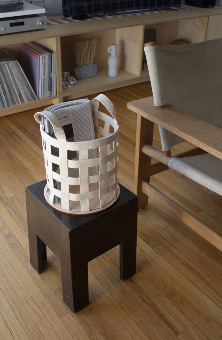 a woven basket from a previous collaboration with building block. 19