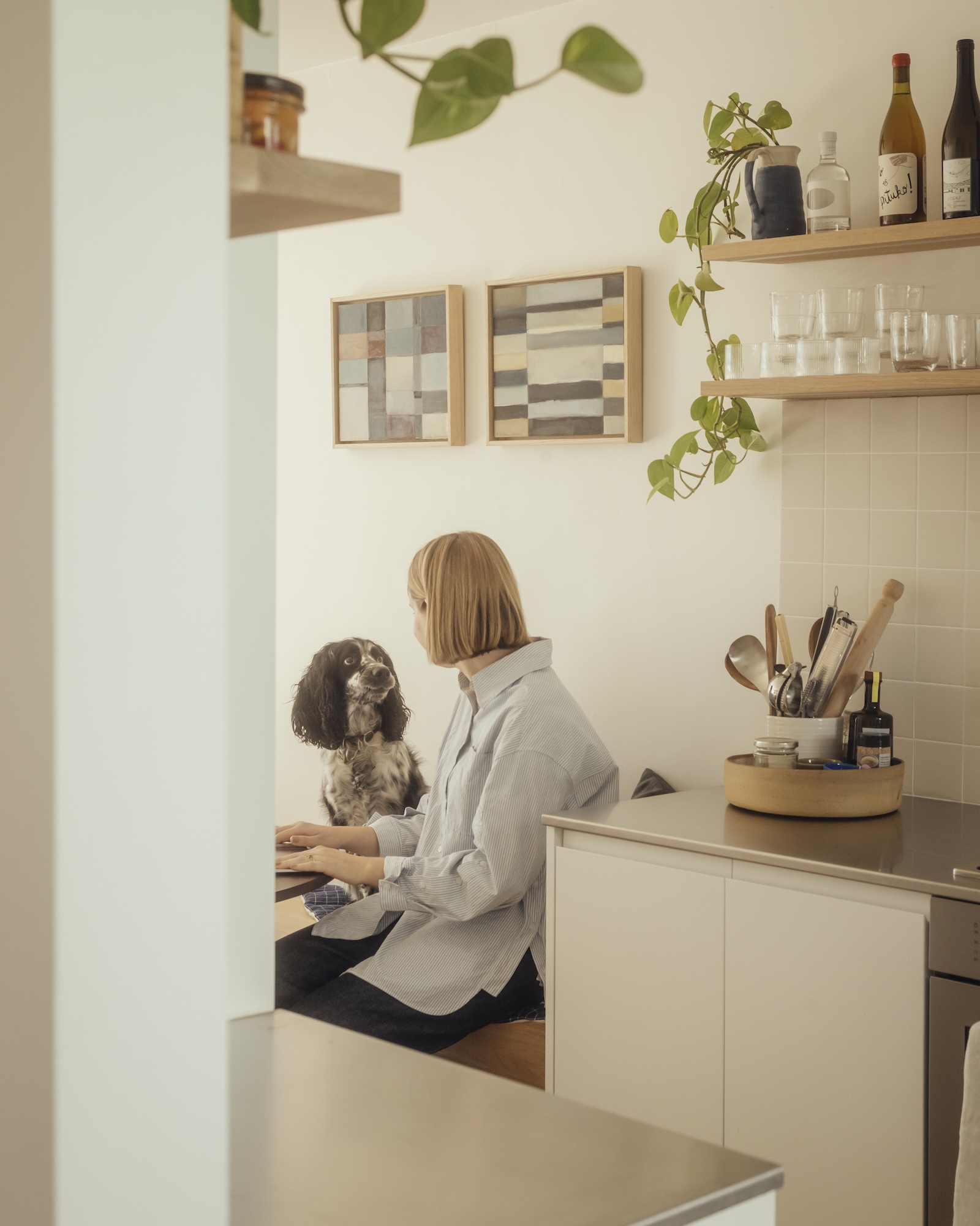 \2\20;given the tight footprint, we wanted to create a very calm, warm, 19