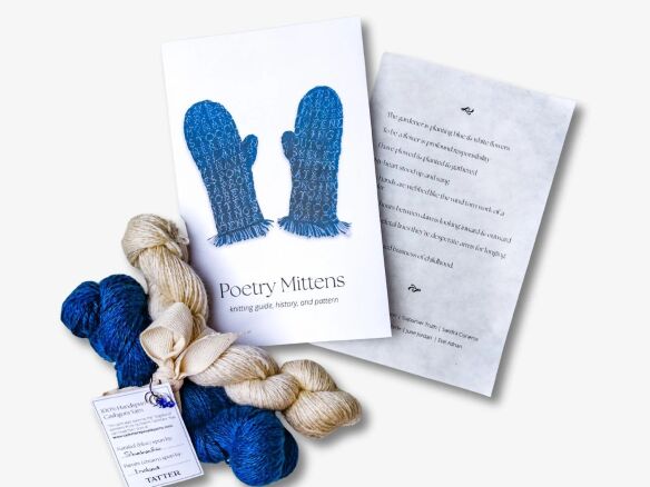poetry mittens knitting kit 11