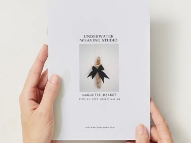 underwater weaving studio baguette basket