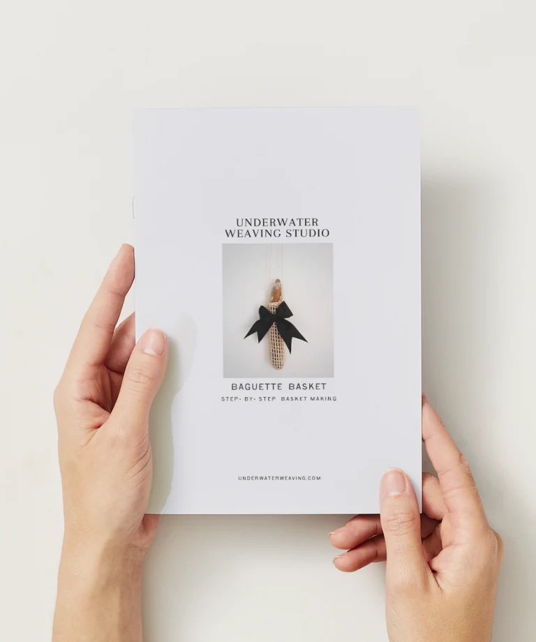 underwater weaving studio baguette basket