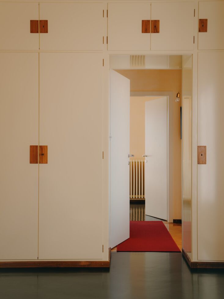 original built in storage with custom key lock hardware. 21