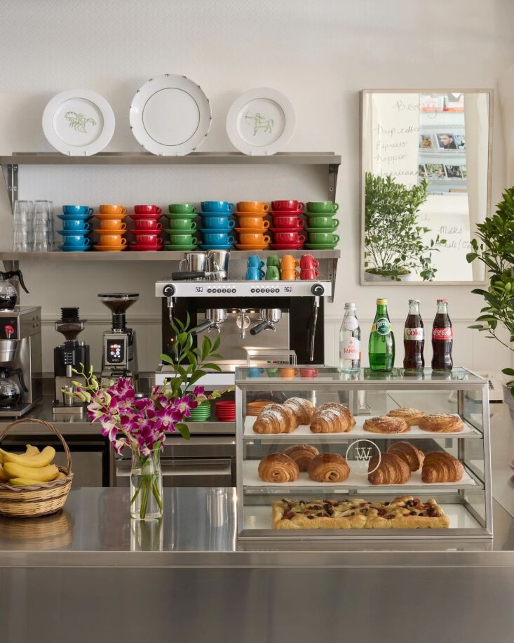 coffee, viennese pastries, and cold drinks at the cafe counter. 19