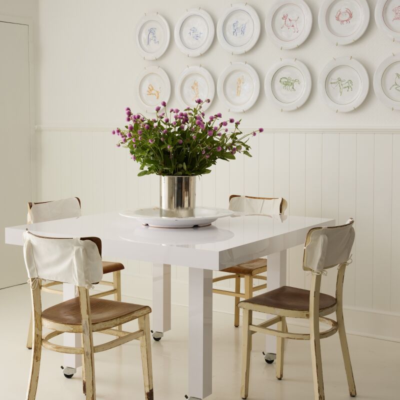 william white emporium new york brett wood dining room  