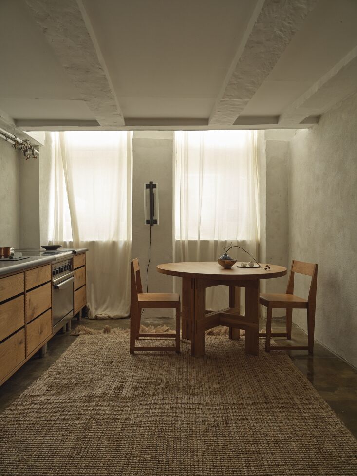 the apartments are set up as fully functioning living spaces with kitchens, din 27