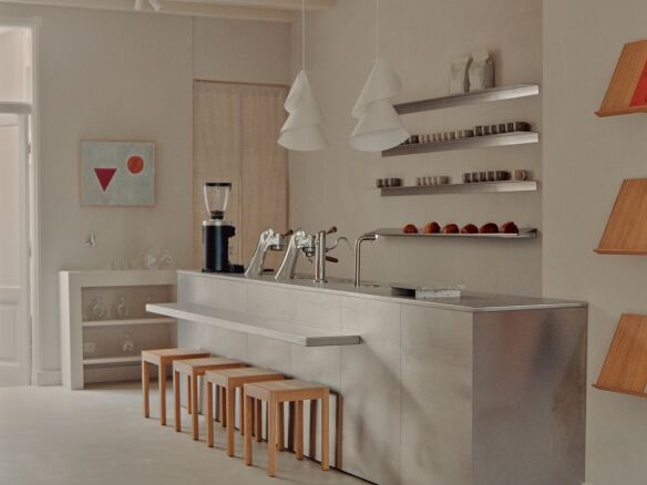 two story amsterdam gallery cafe shop designed by atelier axopeter dalsgaard photo 5  