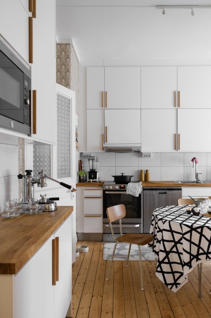 the butcher block counters are another of elisabeth\2\17;s additions to 23