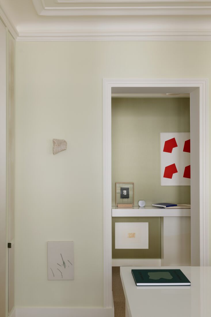 the color and material palette is inspired by the work of piero portaluppi. 25