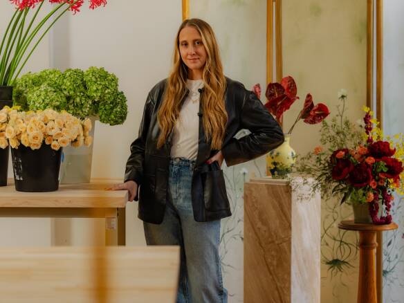 House of Three NYCs New Event Space and Creative Studio from Kelsie Hayes of Popup Florist portrait 4