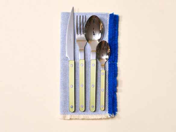 pearly bistro flatware set in moss 10