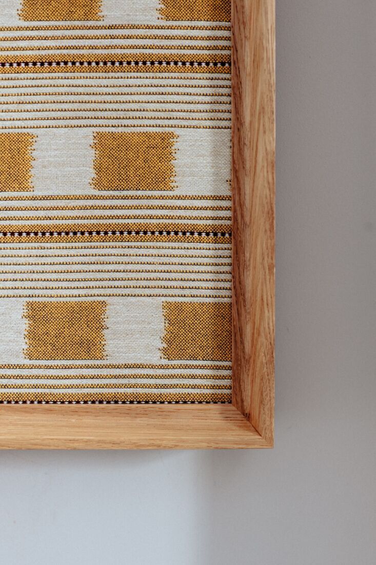 kbh københavns møbelsnedkeri danish made fabric pinboard with wood frame. 20