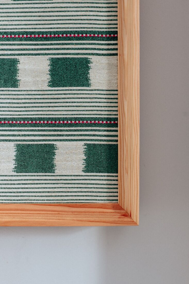 kbh københavns møbelsnedkeri danish made fabric pinboard with wood frame. 21