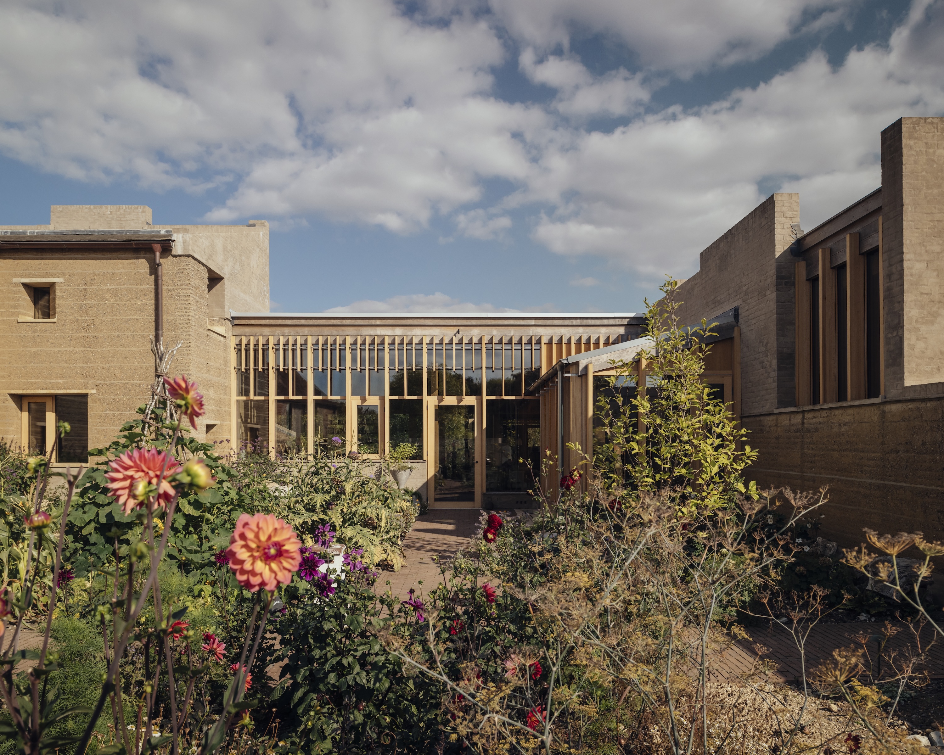 House of the Earth: A Rammed-Earth Country House in Wiltshire by Tuckey Design Studio - Remodelista